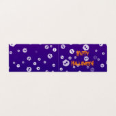 ハロウィンスカル折り畳みカード (外部フラット)