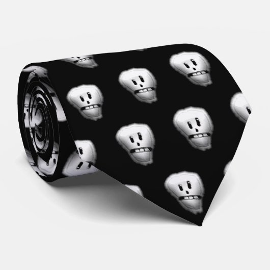 ハロウィンスカル ネクタイ (ロール)