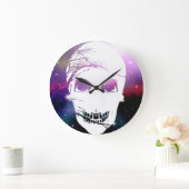 ハロウィンスカル#5 ラージ壁時計 (ホーム)
