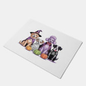 ハロウィンスクワッド ドッグ ドアマット (アングル)