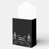 ハロウィンスケルトン独身最後のパーティー フェイバーボックス (オープン)