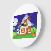 ハロウィンスタイル高品質 ラージ壁時計 (傾斜)