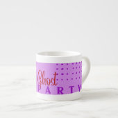 ハロウィンスタンプコレクション「幽霊パーティー」 エスプレッソカップ (正面右)