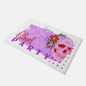 ハロウィンスタンプコレクション「幽霊パーティー」 ドアマット (アングル)