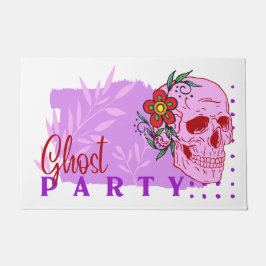 ハロウィンスタンプコレクション「幽霊パーティー」 ドアマット