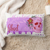ハロウィンスタンプコレクション「幽霊パーティー」 ランバークッション (ブランケット)