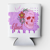 ハロウィンスタンプコレクション「幽霊パーティー」 缶クーラー (正面)