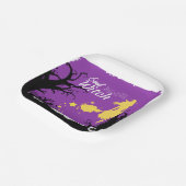 ハロウィンスタンプコレクション「邪悪な魔女」 ペーパープレート (傾斜あり)