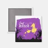ハロウィンスタンプコレクション「邪悪な魔女」 マグネット (正面/裏面)