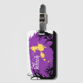 ハロウィンスタンプコレクション「邪悪な魔女」 ラゲッジタグ (正面縦)