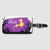 ハロウィンスタンプコレクション「邪悪な魔女」 ラゲッジタグ (正面横)