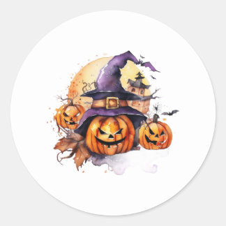 ハロウィンスタンプ ラウンドシール