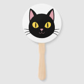 ハロウィンスティック顔 – 両面パーティー小道具 ハンドファン (裏面)