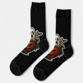 ハロウィンステッカー おばけ ソックス (左)