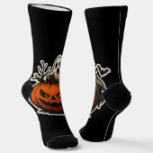 ハロウィンステッカー おばけ ソックス (傾斜あり)