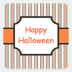 ハロウィンステッカー スクエアシール