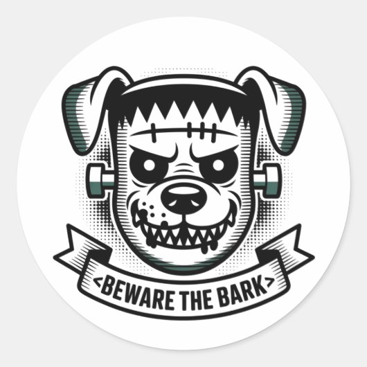 ハロウィンステッカー ラウンドシール (正面)