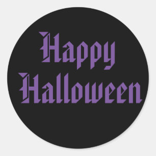 ハロウィンステッカー ラウンドシール