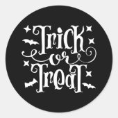 ハロウィンステッカー ラウンドシール (正面)