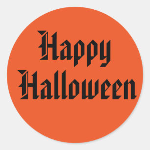 ハロウィンステッカー ラウンドシール