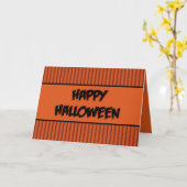 ハロウィンステッチ カード (黄色い花)