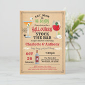 ハロウィンストックはバーカップルが田舎者にシャワーを浴びる 招待状 (スタンド正面)