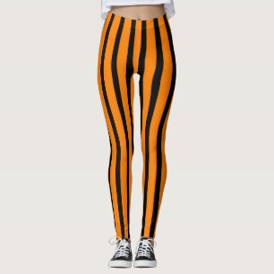 ハロウィンストライプの レギンス