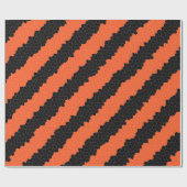 ハロウィンストライプ紙 ラッピングペーパー (フラット)