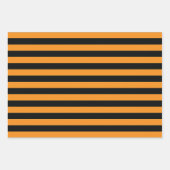 ハロウィンストライプ ラッピングペーパーシート (正面2)