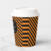 ハロウィンストライプ 紙コップ (左)
