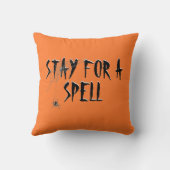 ハロウィンスパイダーくもの巣 クッション (裏面)