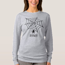 ハロウィンスパイダーとくもの巣 Tシャツ