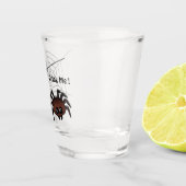 ハロウィンスパイダーを飲む ショットグラス (右)