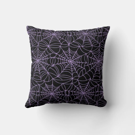 ハロウィンスパイダーウェブ枕 クッション (裏面)