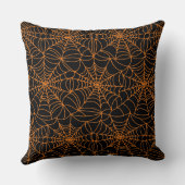 ハロウィンスパイダーウェブ枕 クッション (裏面)