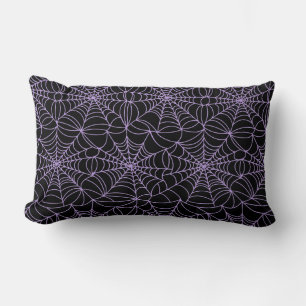 ハロウィンスパイダーウェブ枕 ランバークッション