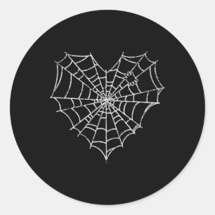 ハロウィンスパイダーウェブ衣装かわいいハートスパイダーウェブ ラウンドシール