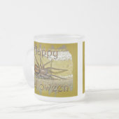 ハロウィンスパイダーグラスMUGバラエティーセット フロストグラスマグカップ (正面左)