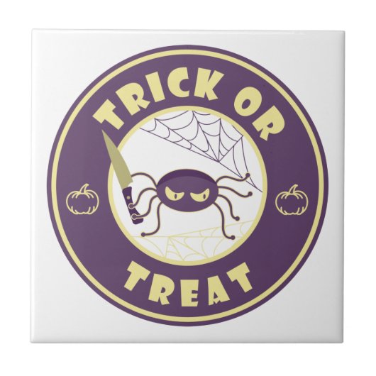 ハロウィンスパイダースターバックススタイル タイル (正面)