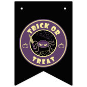 ハロウィンスパイダースターバックススタイル バンティングフラッグ (第2の旗)