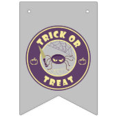 ハロウィンスパイダースターバックススタイル バンティングフラッグ (第1の旗)