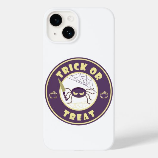 ハロウィンスパイダースターバックススタイル Case-Mate iPhoneケース (裏面)