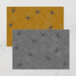 ハロウィンスパイダーズくもの巣とカボチャ