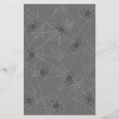 ハロウィンスパイダーズくもの巣とカボチャ チラシ (正面)