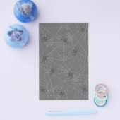 ハロウィンスパイダーズくもの巣とカボチャ チラシ (シングル)