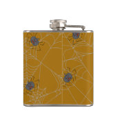 ハロウィンスパイダーズくもの巣とカボチャ フラスク (裏面)