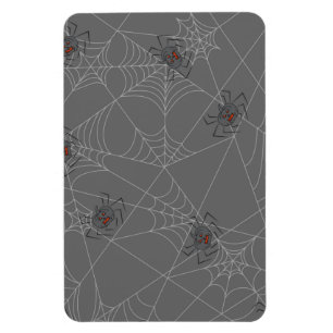 ハロウィンスパイダーズくもの巣とカボチャ マグネット