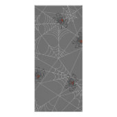 ハロウィンスパイダーズくもの巣とカボチャ ラックカード (裏面)