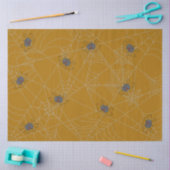 ハロウィンスパイダーズくもの巣とカボチャ 薄葉紙 (クラフト)