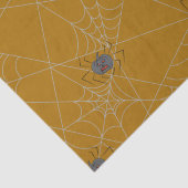 ハロウィンスパイダーズくもの巣とカボチャ 薄葉紙 (詳細)